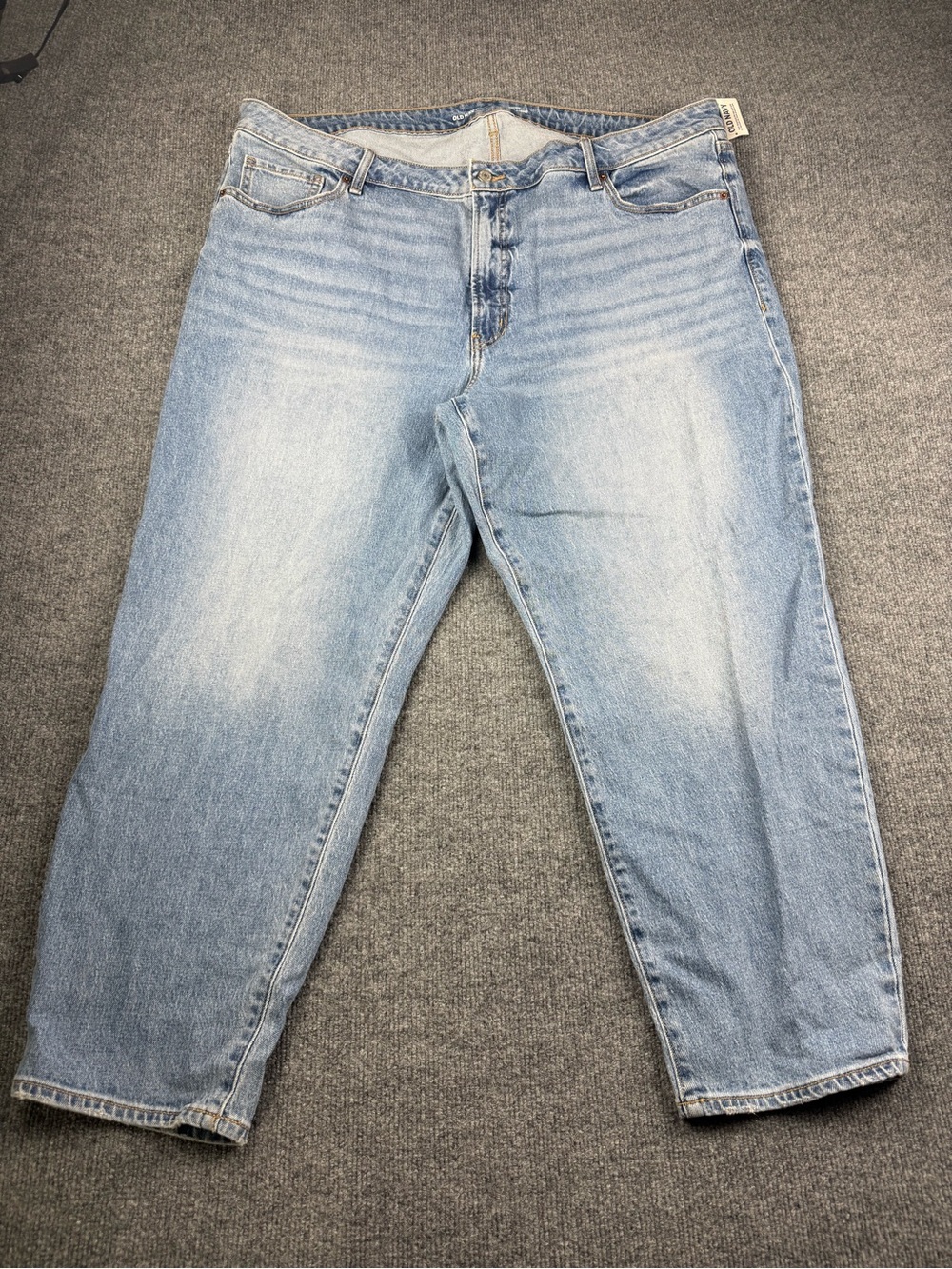 Old Navy OG Straight High Rise Jeans, Blue, Size 24